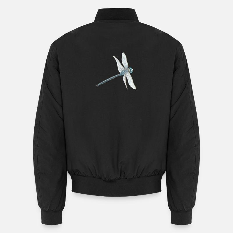 Illustration de libellule sarcelle Bomber unisexe