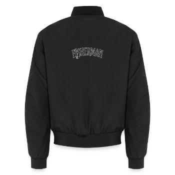 Fisherman - Unisex Bomberjacke - Schwarz - Hinten - AI Model Male 185 light (185cm)