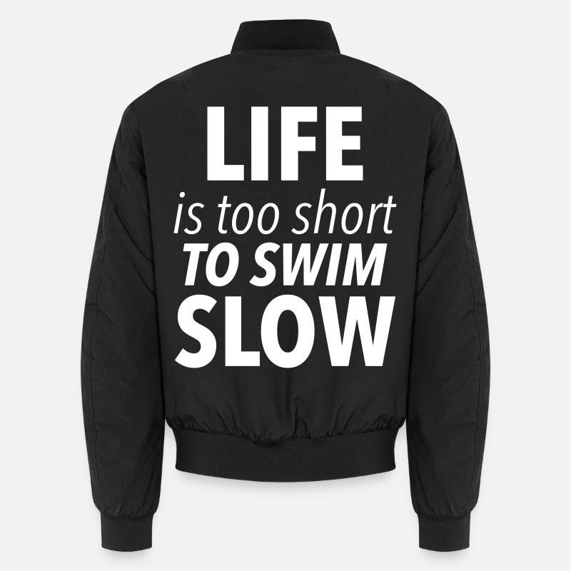 swim - Unisex Bomber Jacket - black