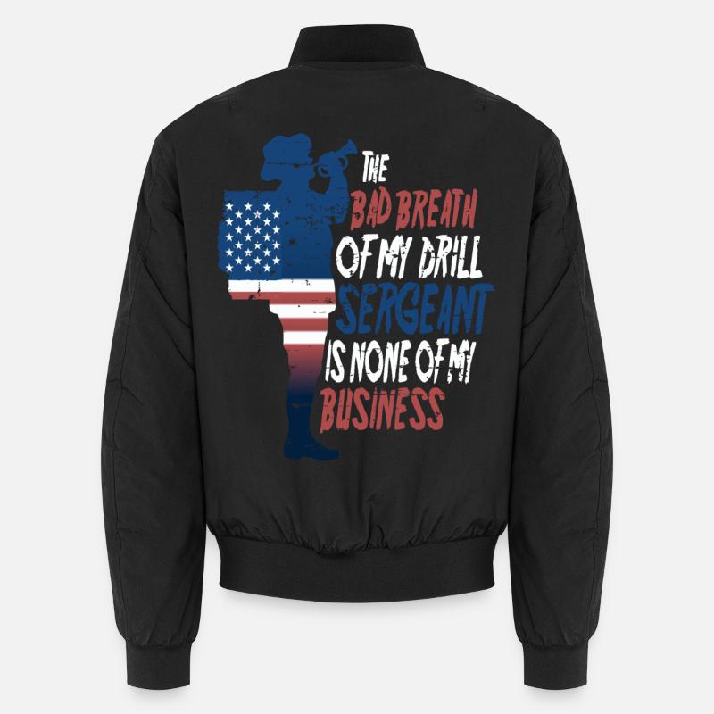 Drill Sergeant - Unisex Bomberjacke - Schwarz