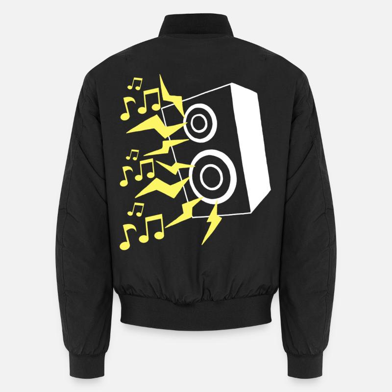 Speaker and music Unisex Bomber Jacket