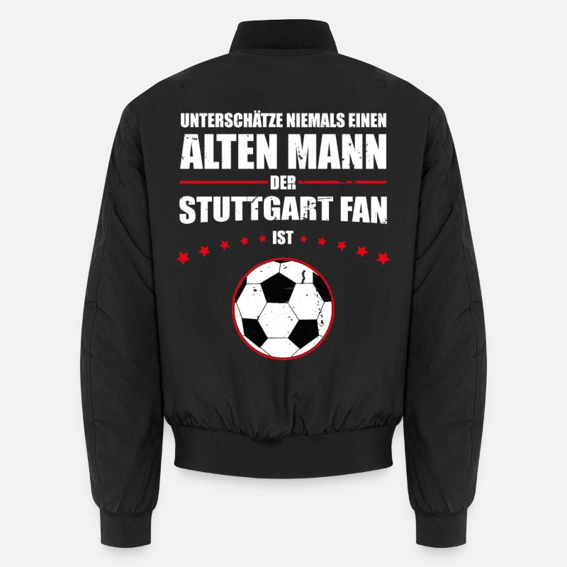 Alter Mann - Stuttgart Fan | Retro Vintage Design Unisex Bomberjacke