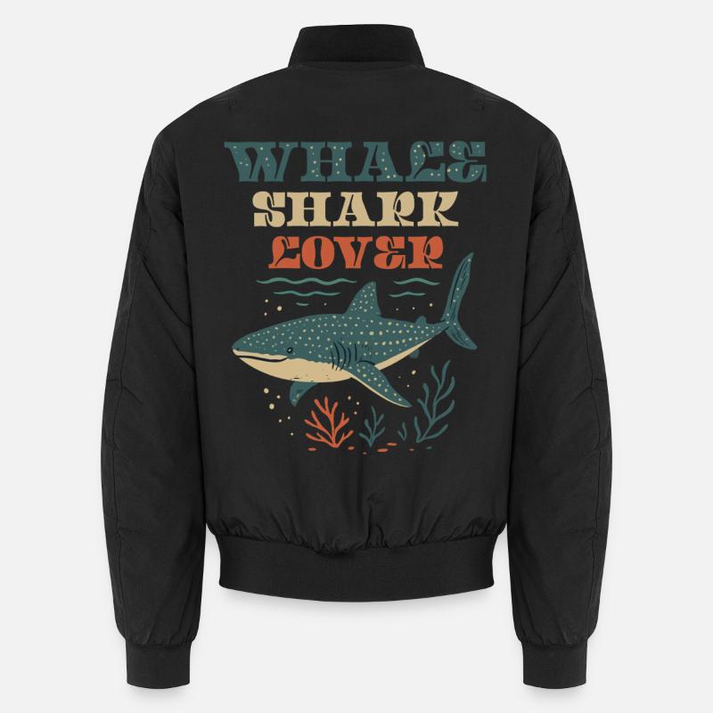 Whale Shark Lover - Unisex Bomberjacke - Schwarz