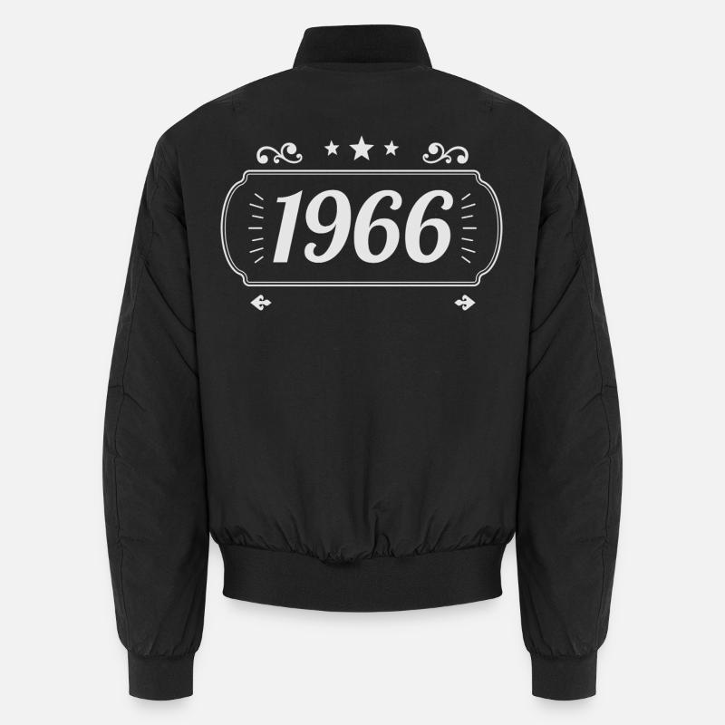 Vintage 1966 Rétro Anniversaire 1966  Bomber unisexe