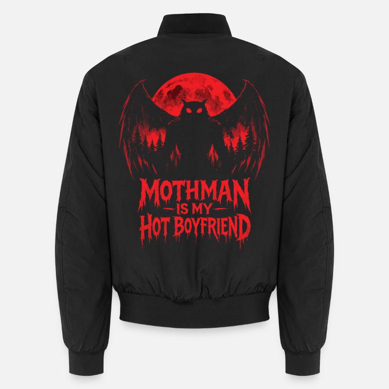 Mothman est mon petit ami sexy Cryptide Bomber unisexe