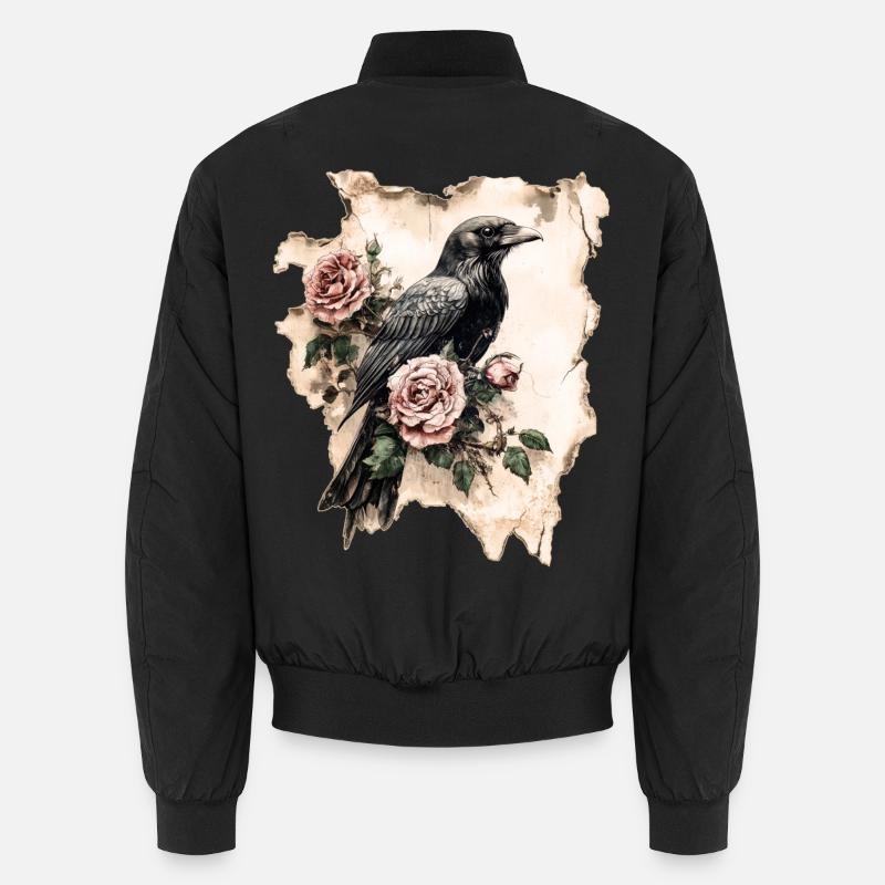 Rabe - Unisex Bomberjacke - Schwarz