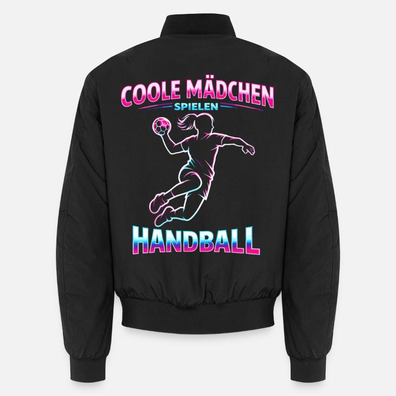 handball mädchen weihnachten geschenk Unisex Bomberjacke