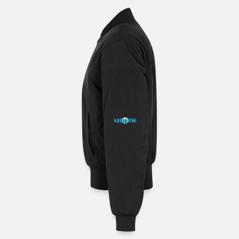 Windsurfing Penguin Unisex Bomber Jacket