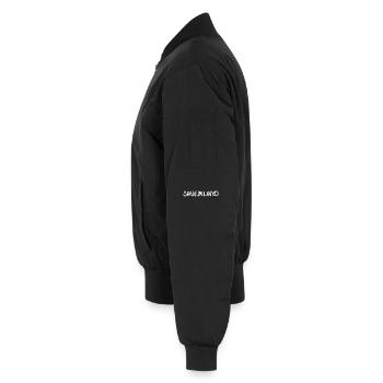 echt.SAUERLAND pur witt 2 - Unisex Bomberjacke - Schwarz - Links - AI Model Male 185 light (185cm)