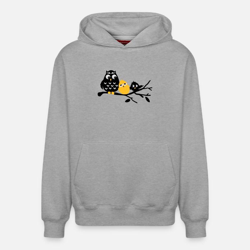 Amis - Sweat à capuche unisexe décontracté en coton biologique – de SPREAD - gris chiné