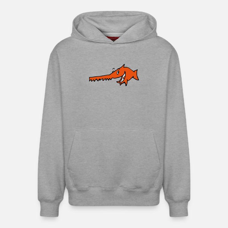 Sagerelle - Sweat à capuche unisexe décontracté en coton biologique – de SPREAD - gris chiné