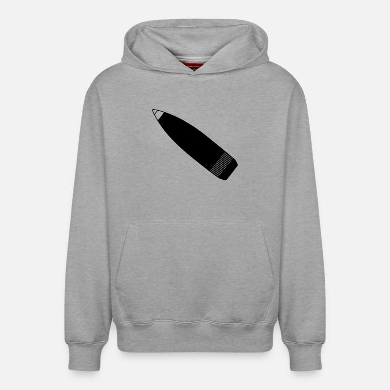 Grenade - Sweat à capuche unisexe décontracté en coton biologique – de SPREAD - gris chiné