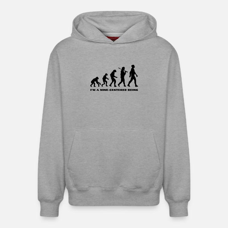 Evolution - Relaxed Unisex Organic Hoodie – von SPREAD - Grau meliert