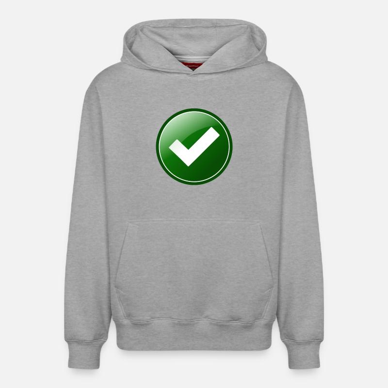 approved - Sweat à capuche unisexe décontracté en coton biologique – de SPREAD - gris chiné