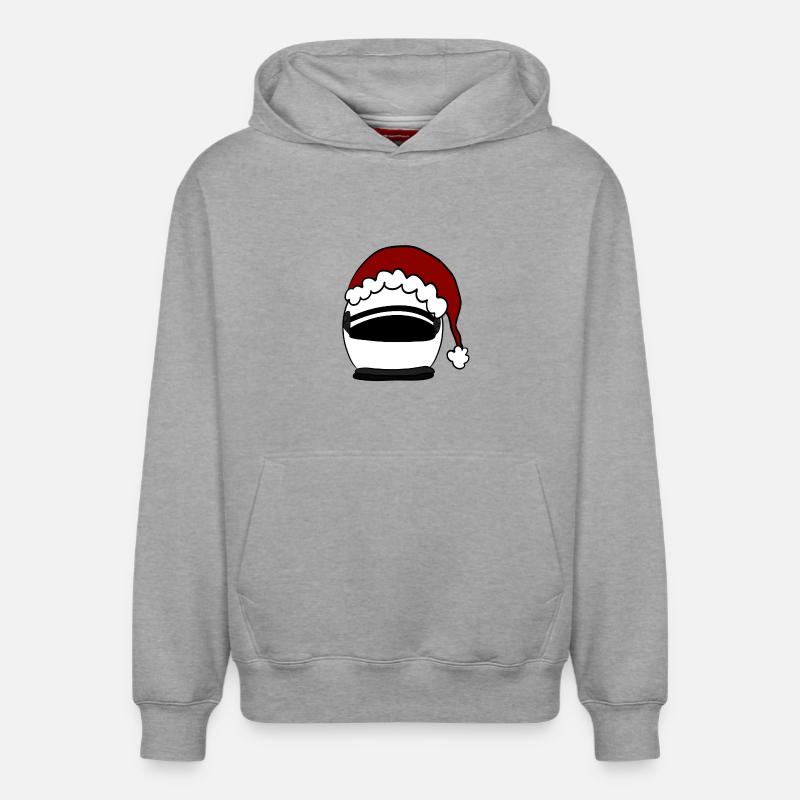 casque - Sweat à capuche unisexe décontracté en coton biologique – de SPREAD - gris chiné