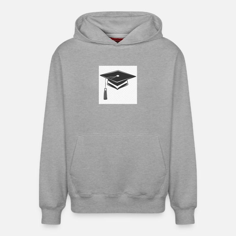 Icône de la tête de bout - Sweat à capuche unisexe décontracté en coton biologique – de SPREAD - gris chiné