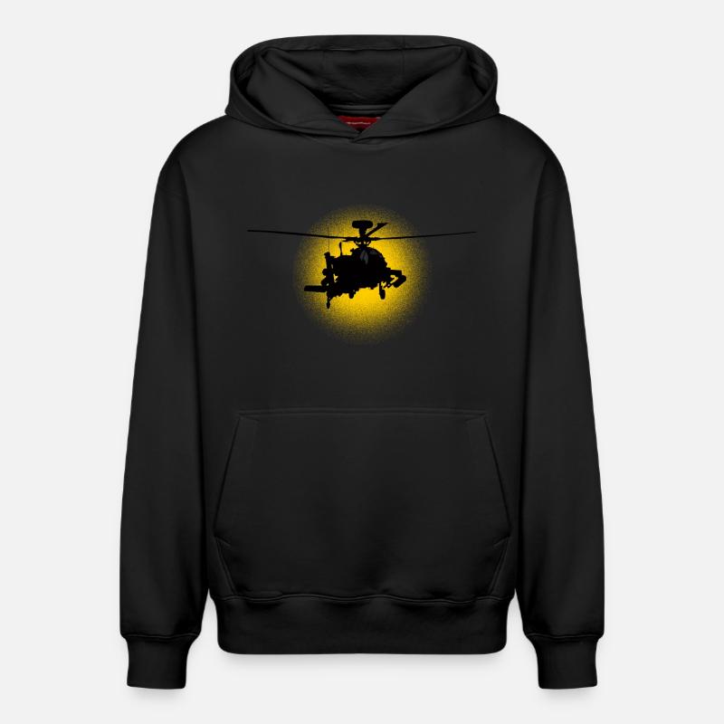 Apache - Relaxed Unisex Organic Hoodie – von SPREAD - Schwarz