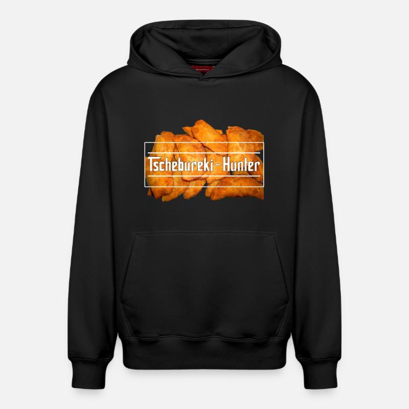 Tchbureki-Hunter - Sweat à capuche unisexe décontracté en coton biologique – de SPREAD - noir
