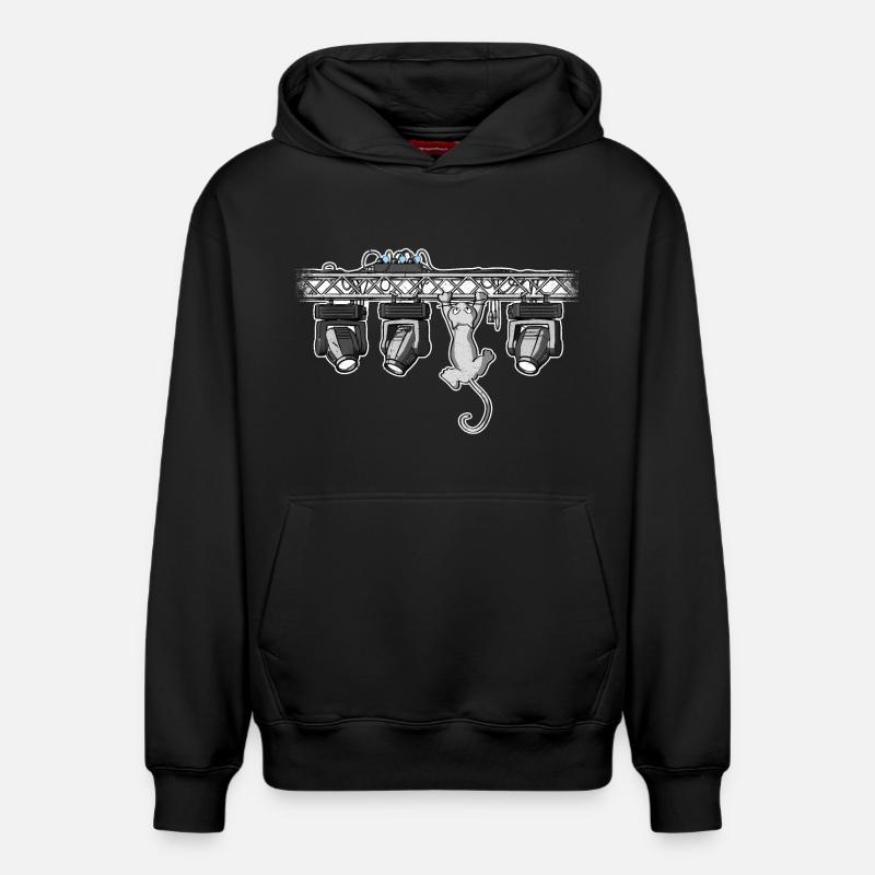 DMXCAT - Sweat à capuche unisexe décontracté en coton biologique – de SPREAD - noir