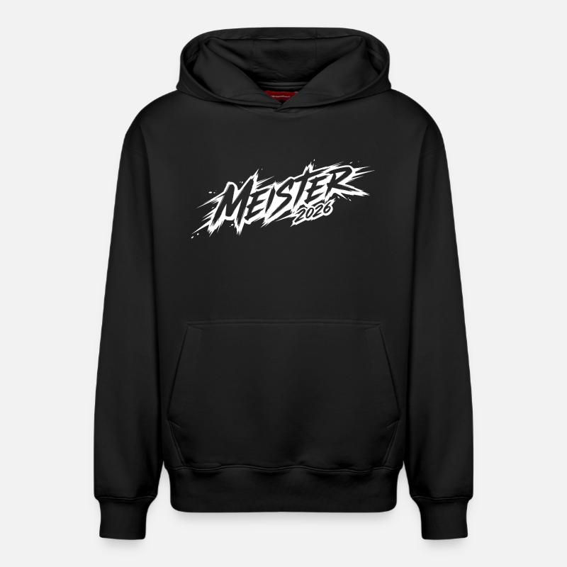 Champion 2026 - Sweat à capuche unisexe décontracté en coton biologique – de SPREAD - noir