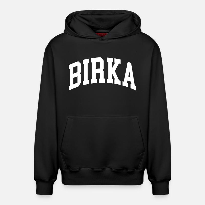 Birka - Sweat à capuche unisexe décontracté en coton biologique – de SPREAD - noir