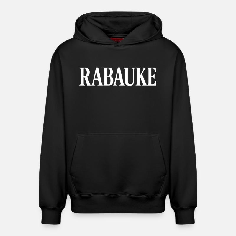 Rabauke - Relaxed Unisex Organic Hoodie – von SPREAD - Schwarz
