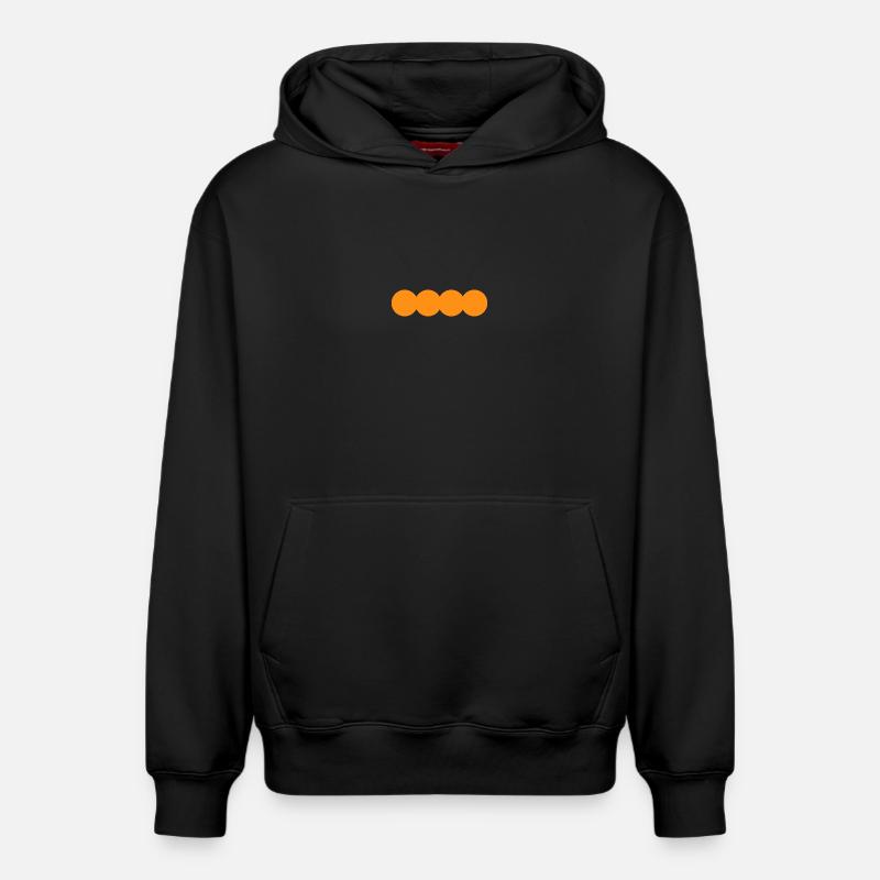 Cercle simple - Sweat à capuche unisexe décontracté en coton biologique – de SPREAD - noir