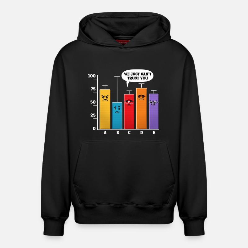 Data Science-Analyse - Relaxed Unisex Organic Hoodie – von SPREAD - Schwarz