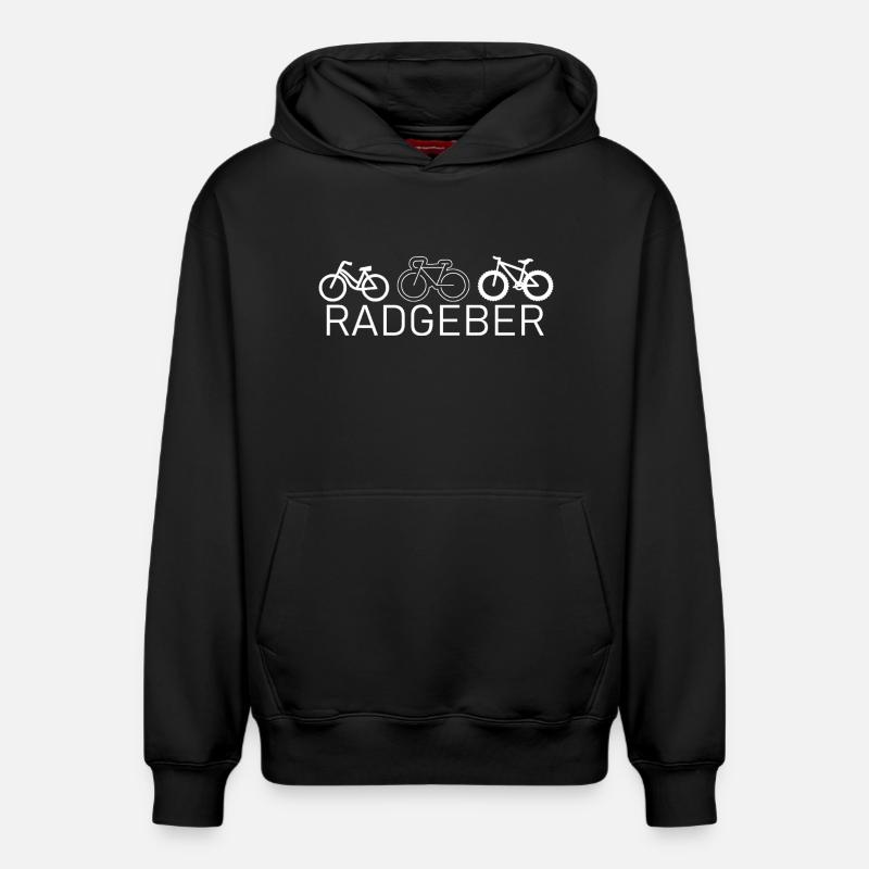 Encodeur de roue - Sweat à capuche unisexe décontracté en coton biologique – de SPREAD - noir