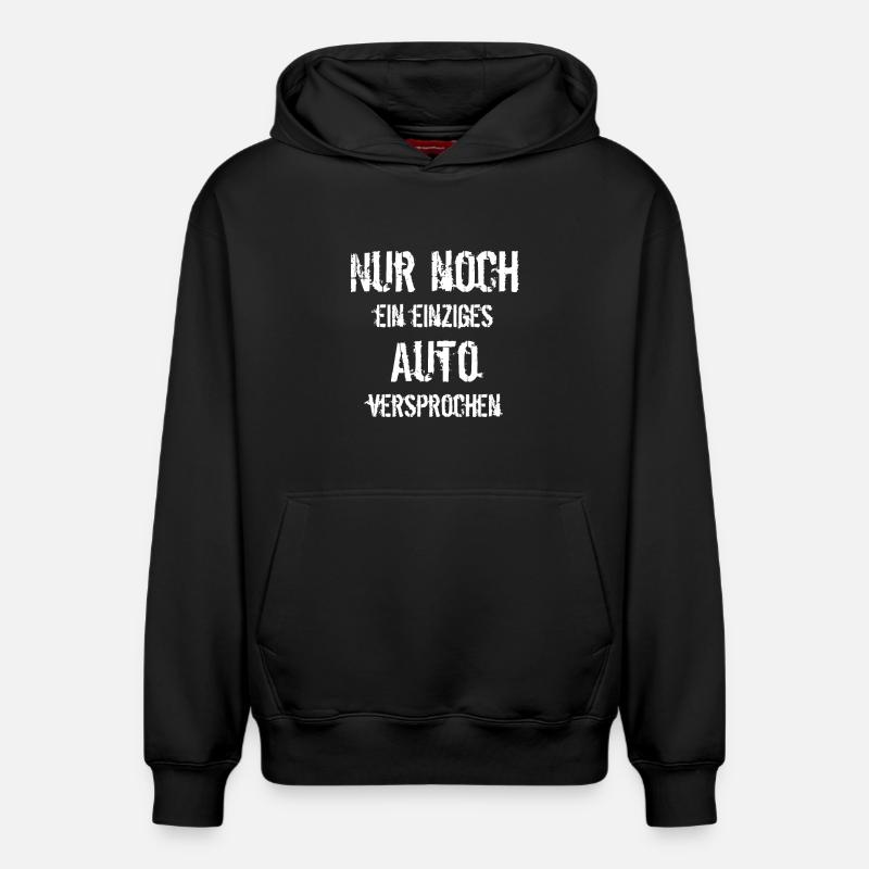 Nur Noch Ein Einziges Auto - Relaxed Unisex Organic Hoodie – von SPREAD - Schwarz