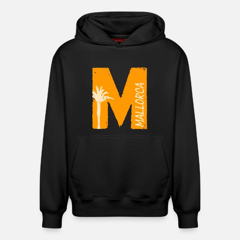 Mallorca Love - Sweat à capuche unisexe décontracté en coton biologique – de SPREAD - noir