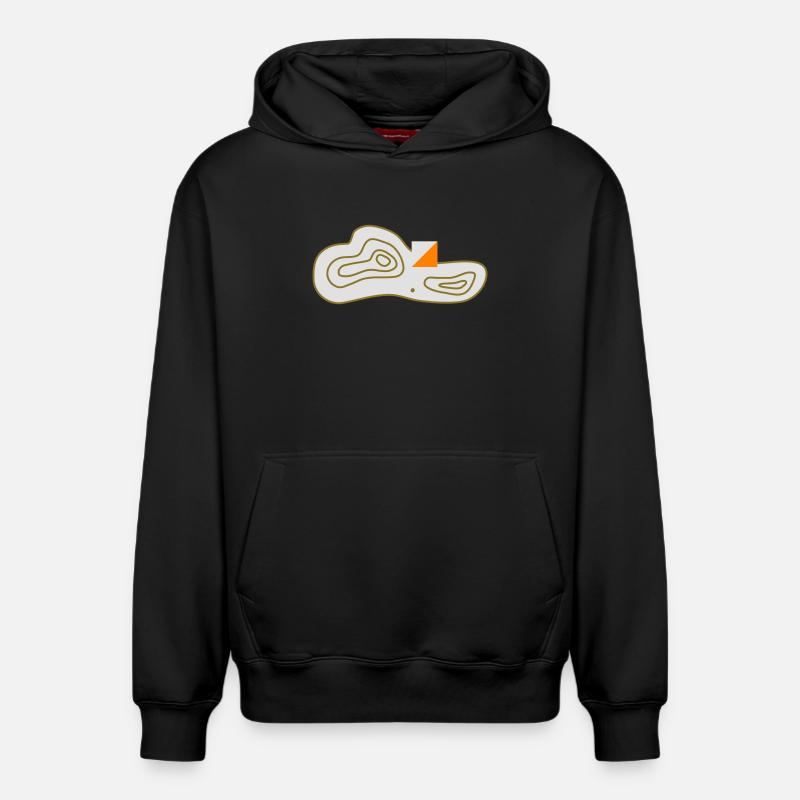 Commande d'orientation - Sweat à capuche unisexe décontracté en coton biologique – de SPREAD - noir