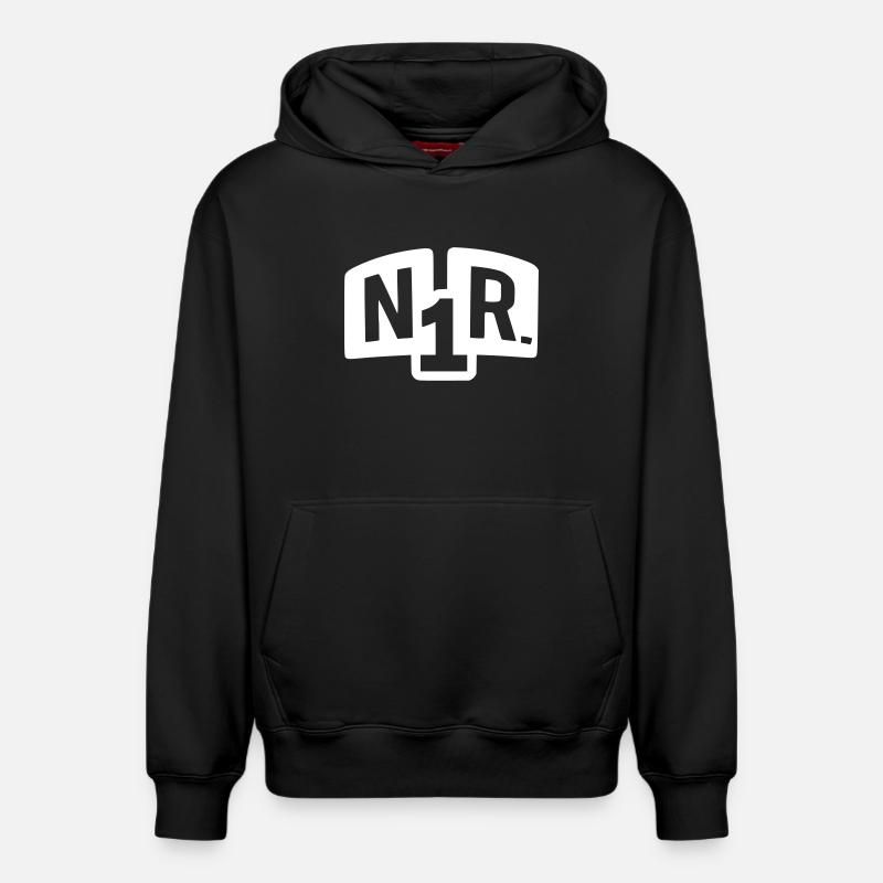 numéro non 1 un numéro - Sweat à capuche unisexe décontracté en coton biologique – de SPREAD - noir