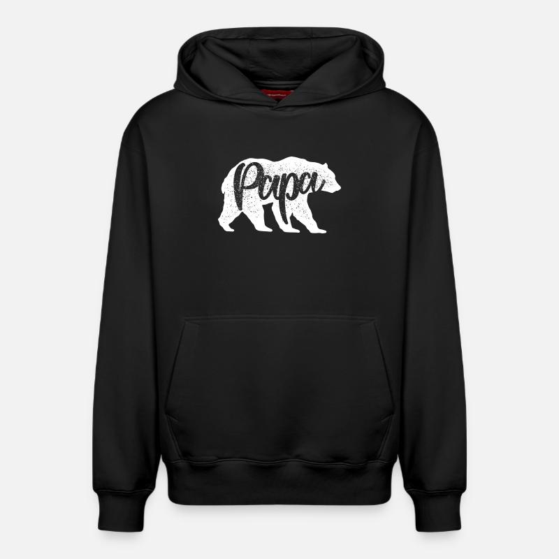 Wildcat Script Monochrom - Relaxed Unisex Organic Hoodie – von SPREAD - Schwarz