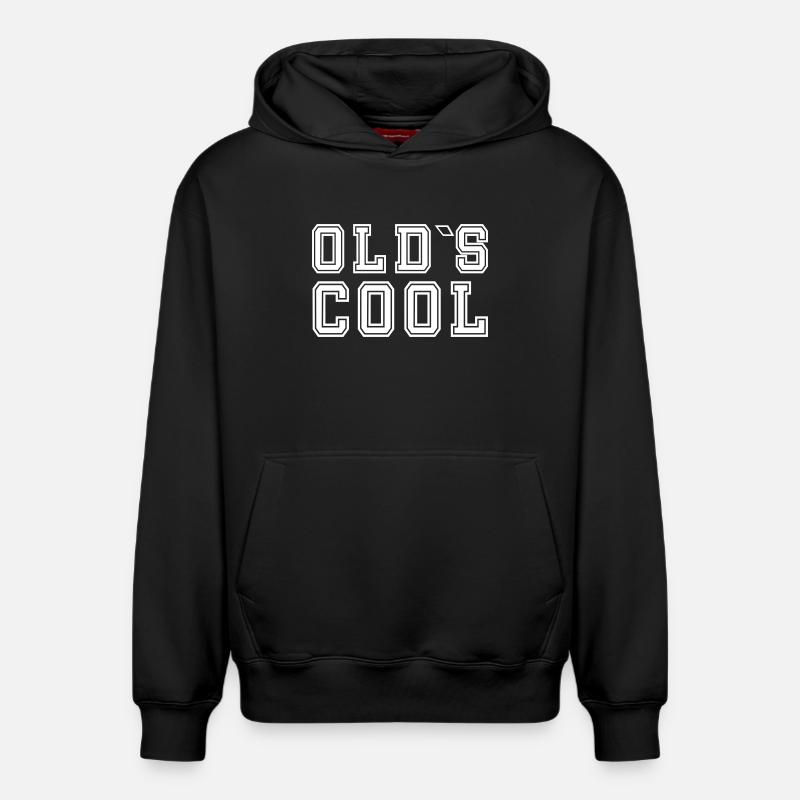 Oldscool - Old School Design - Sweat à capuche unisexe décontracté en coton biologique – de SPREAD - noir