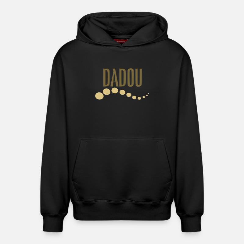 Dadou - Sweat à capuche unisexe décontracté en coton biologique – de SPREAD - noir
