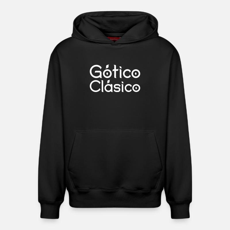 Gothique classique - Sweat à capuche unisexe décontracté en coton biologique – de SPREAD - noir