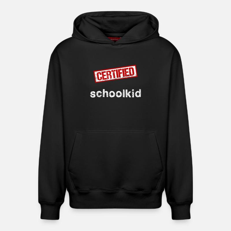 Élève - Sweat à capuche unisexe décontracté en coton biologique – de SPREAD - noir