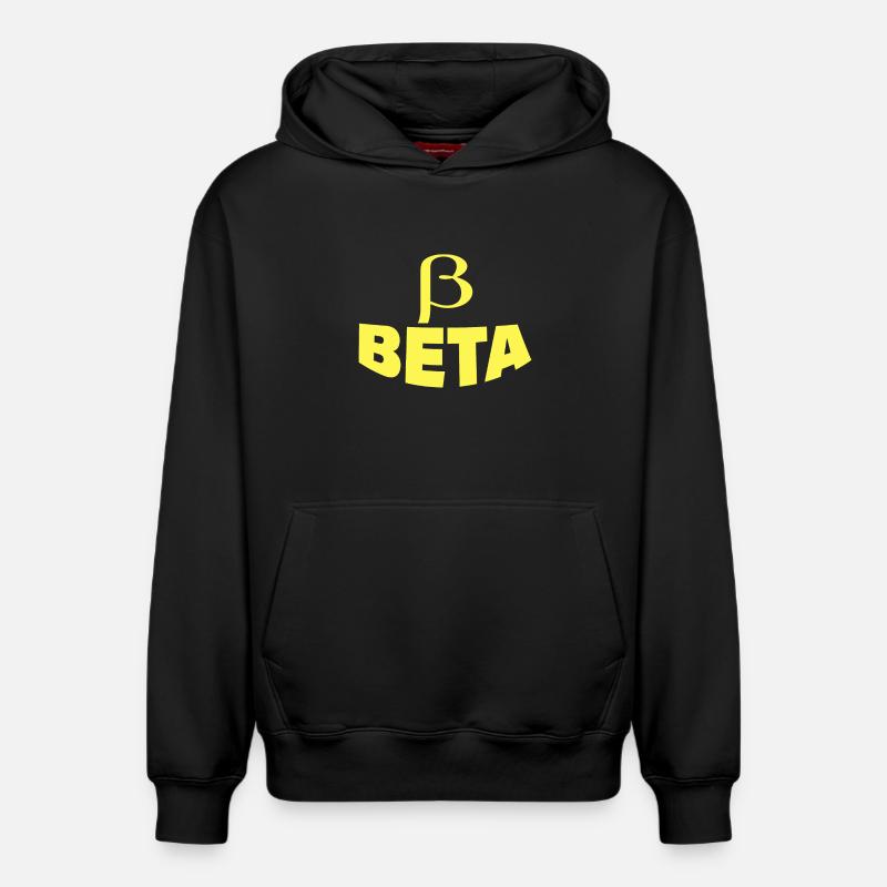 BÊTA - Sweat à capuche unisexe décontracté en coton biologique – de SPREAD - noir