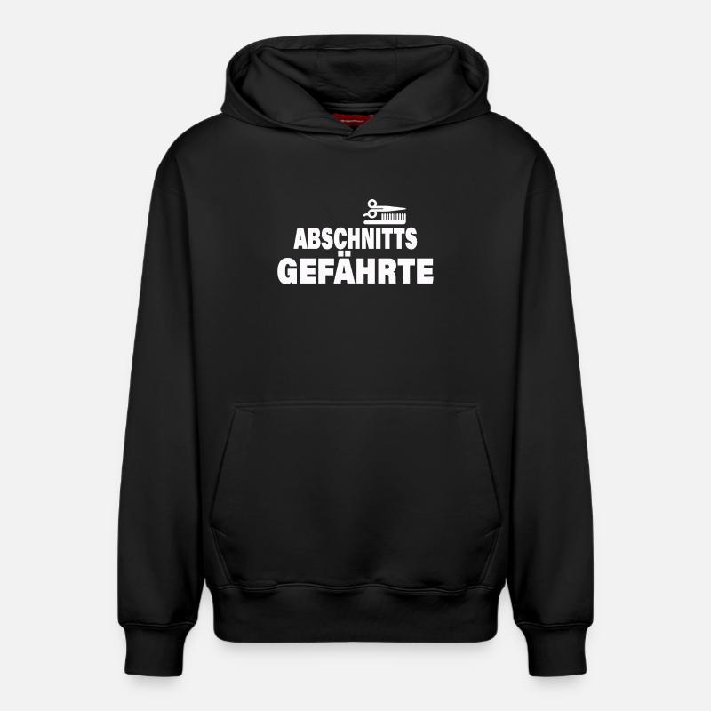 SECTION COMPAGNON - Sweat à capuche unisexe décontracté en coton biologique – de SPREAD - noir