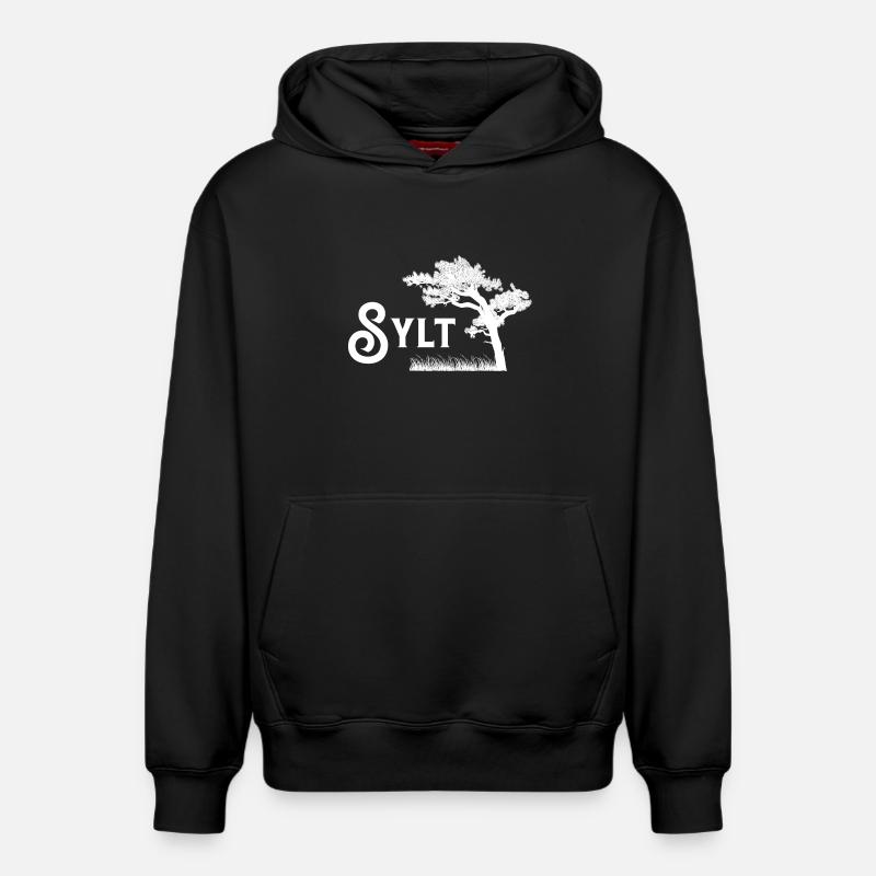 Sylt - Sweat à capuche unisexe décontracté en coton biologique – de SPREAD - noir