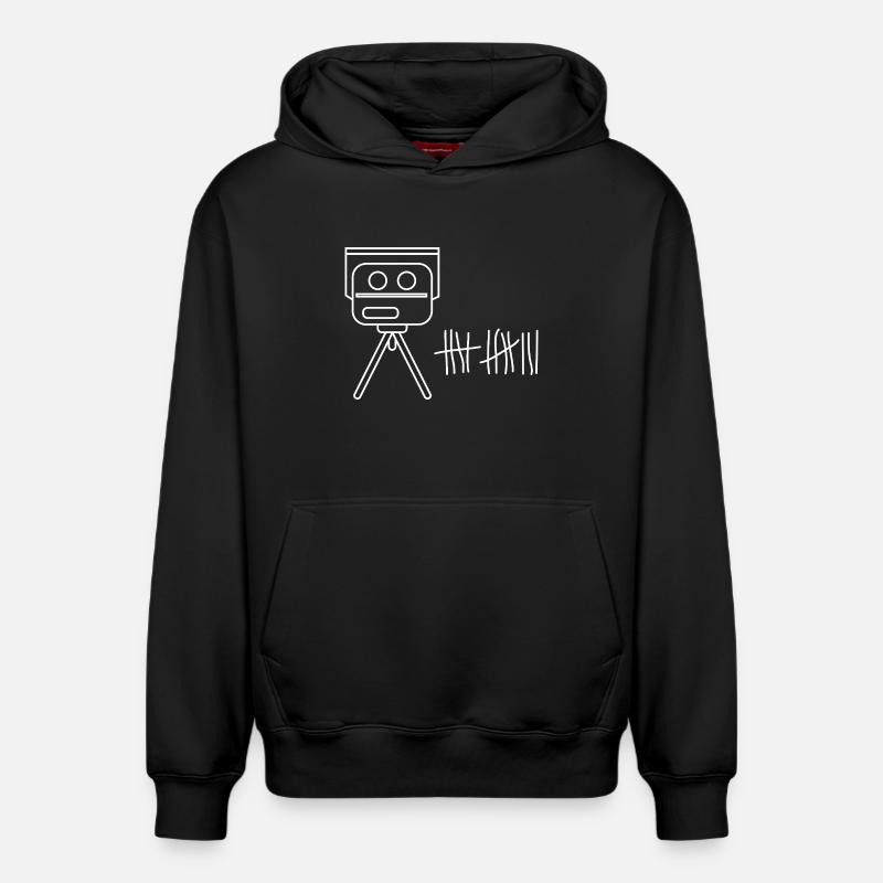 Radars radars - Sweat à capuche unisexe décontracté en coton biologique – de SPREAD - noir