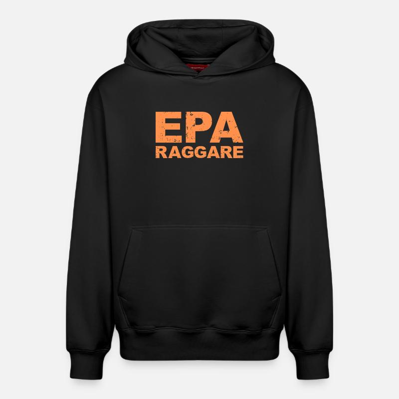 Epa Raggare - Sweat à capuche unisexe décontracté en coton biologique – de SPREAD - noir