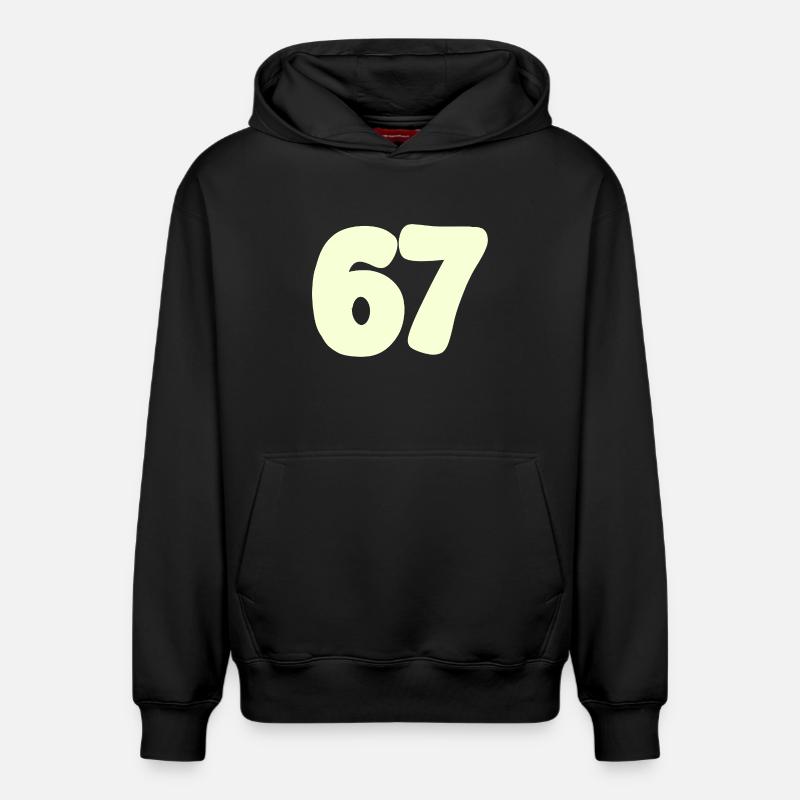 67 - Sweat à capuche unisexe décontracté en coton biologique – de SPREAD - noir