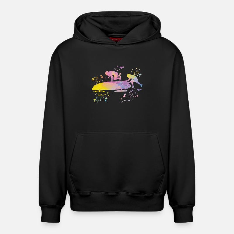 Bob Team Anschieber Bob - Relaxed Unisex Organic Hoodie – von SPREAD - Schwarz
