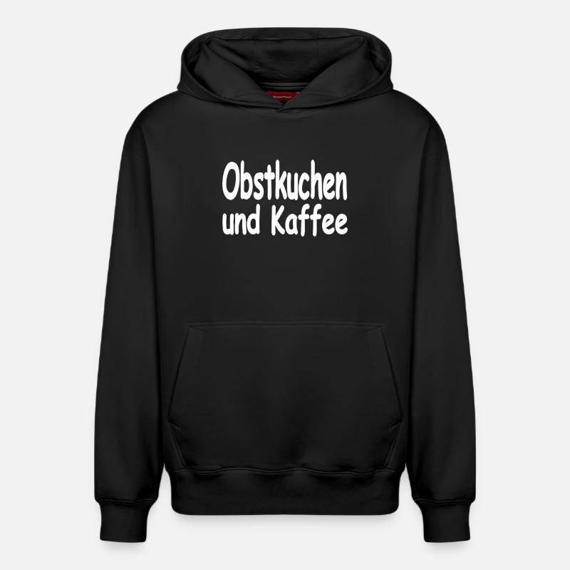Gâteau - Sweat à capuche unisexe décontracté en coton biologique – de SPREAD - noir
