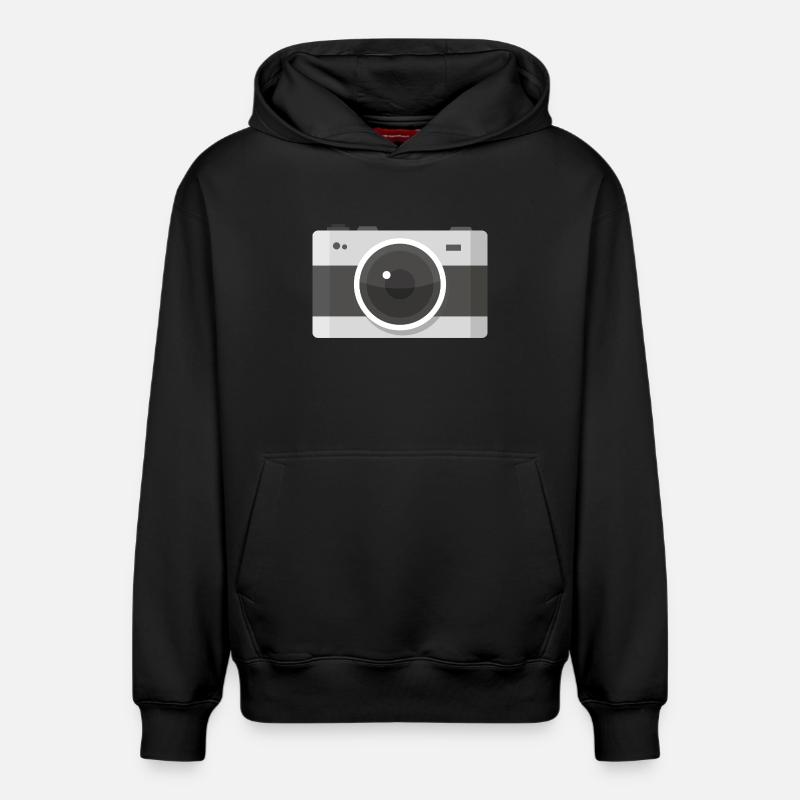 chambre - Sweat à capuche unisexe décontracté en coton biologique – de SPREAD - noir