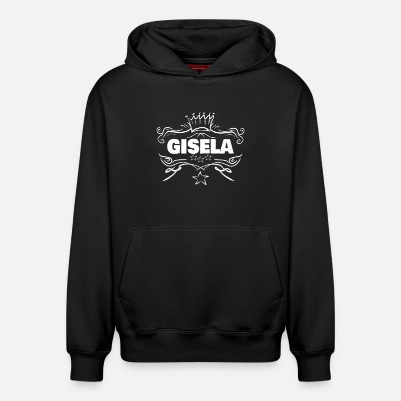 Gisela bébé - Sweat à capuche unisexe décontracté en coton biologique – de SPREAD - noir