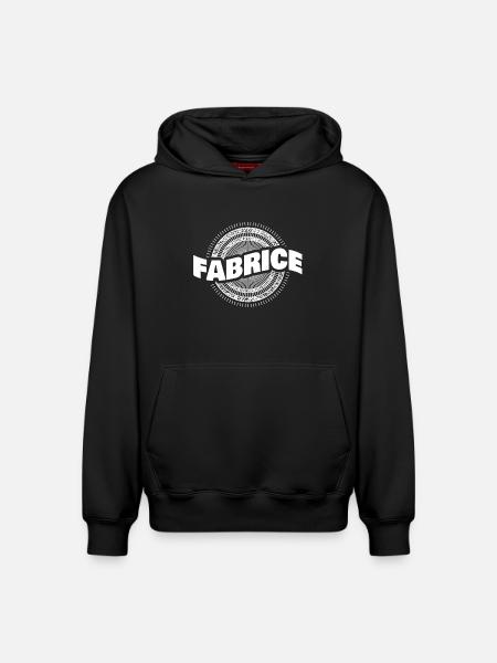 Gift idea Fabrice - Relaxed Unisex Organic Hoodie – by SPREAD - black