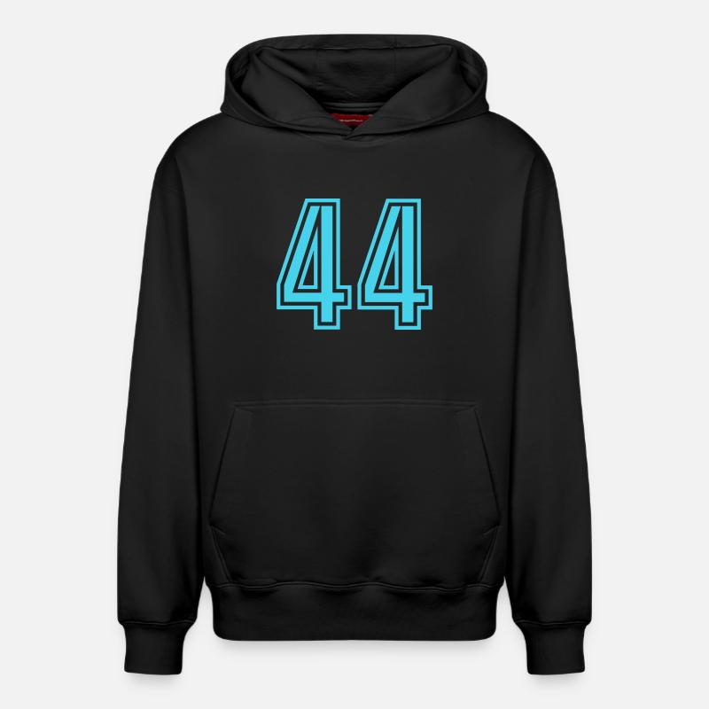 44 - Sweat à capuche unisexe décontracté en coton biologique – de SPREAD - noir